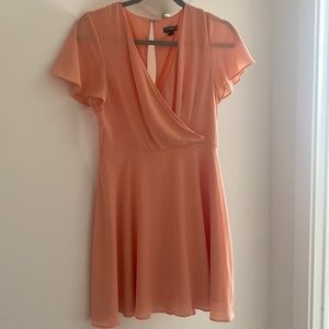 Express summer dress- salmon never worn